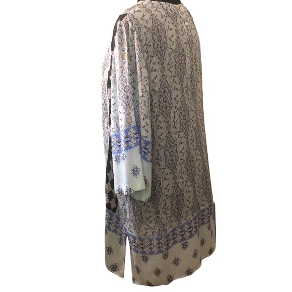J.Jill tunic top boho light loose soft feminine cottage core coastal coverup - Picture 7 of 9